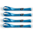 Borne Off-Road BNRTC-SLP-4BK Soft Loop Tie-Down Straps  Blue