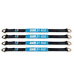 Borne Off-Road BNRTC-TD-4BK Vehicle Ratchet Tie-Down Kit  Black