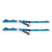 Borne Off-Road BNRTC-TDCB-2BL Cam Buckle Tie-Down Kit (2-pack)  Blue