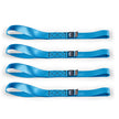Borne Off-Road BNRTC-TDHD-4BL Heavy-Duty Ratchet Tie-Down Kit (4-pack)  Blue