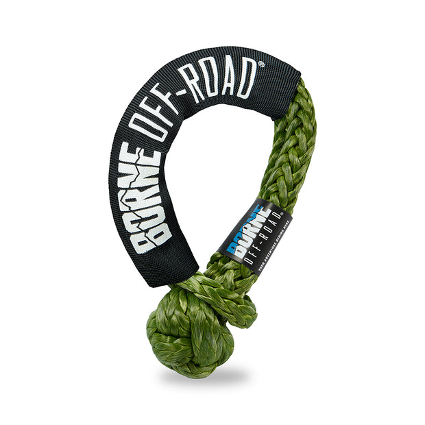 Borne Off-Road BNSS-12-AG Soft Shackle  Army Green  1/2 In