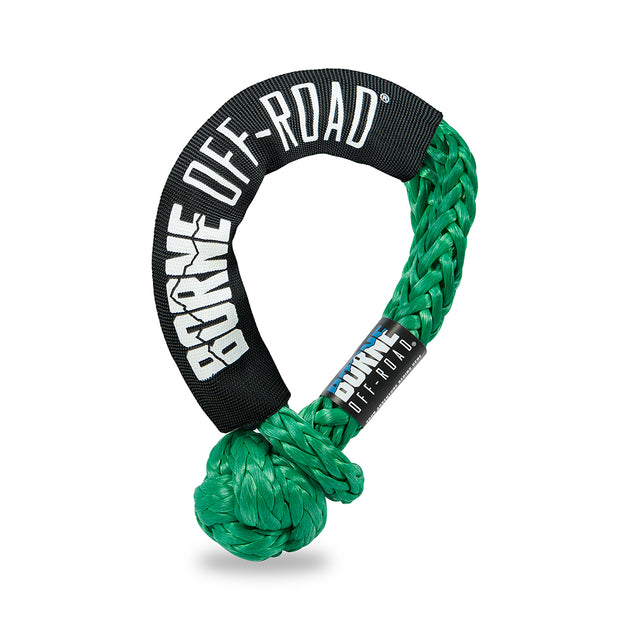 Borne Off-Road BNSS-12-GN Soft Shackle  Green  1/2 In