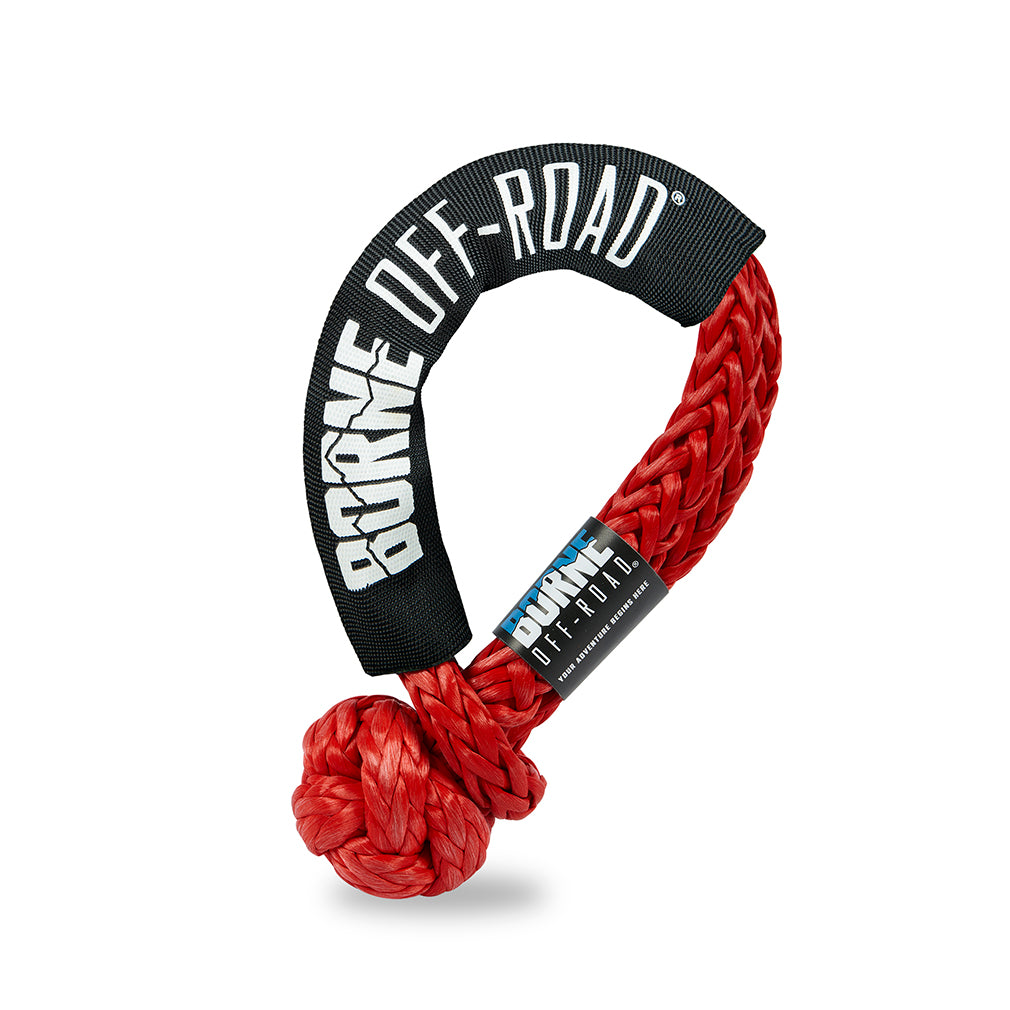 Borne Off-Road BNSS-12-RD Soft Shackle  Red  1/2 In