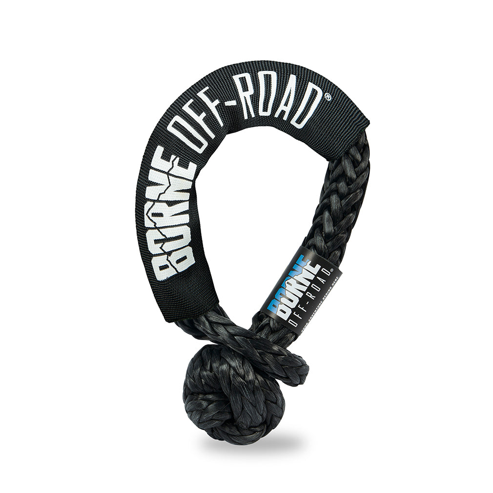 Borne Off-Road BNSS-716-BK Soft Shackle  Black  7/16 In