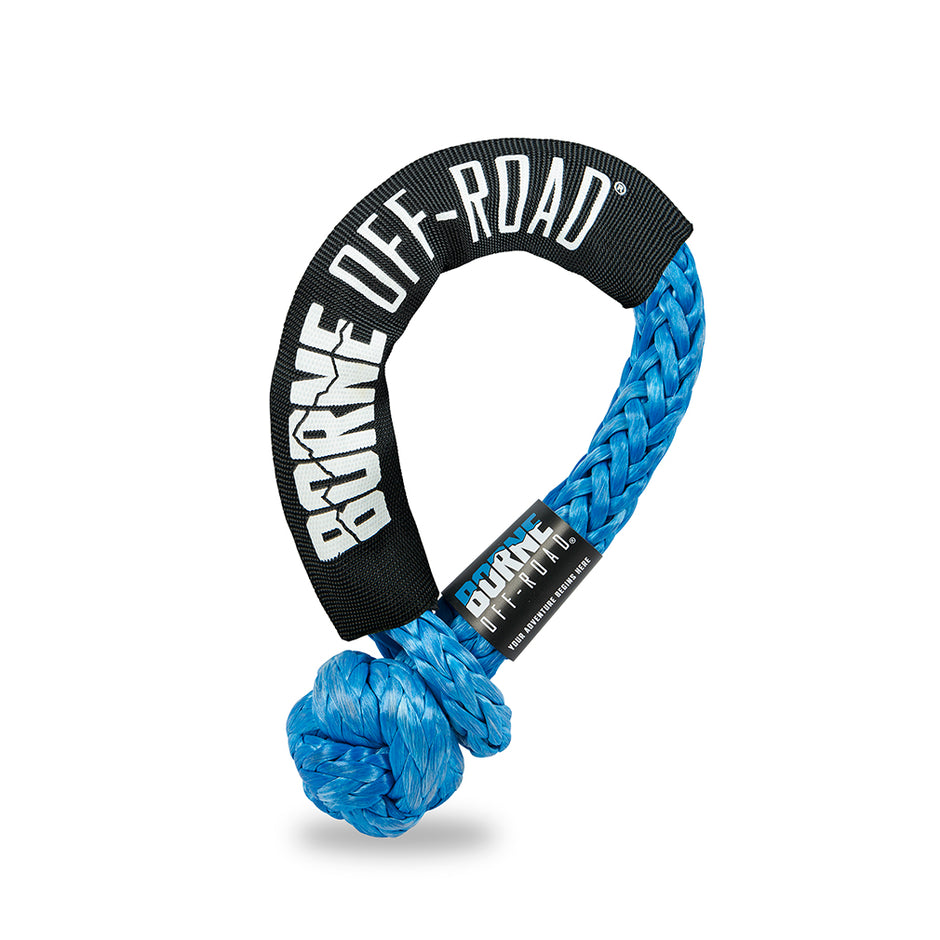 Borne Off-Road BNSS-716-BL Soft Shackle  Blue  7/16 In