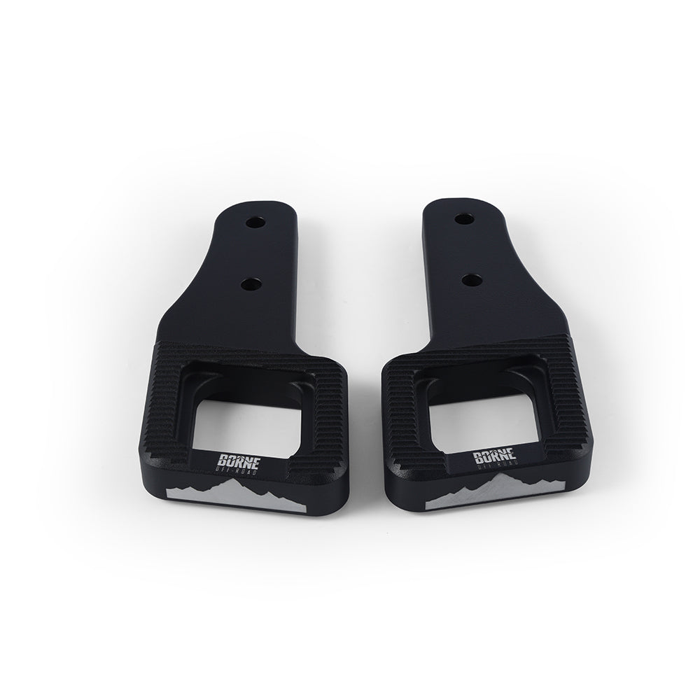 Borne Off-Road BNTH-F150-17BK Billet Tow Hooks  Black  Fits Ford F-150 Raptor 2017+
