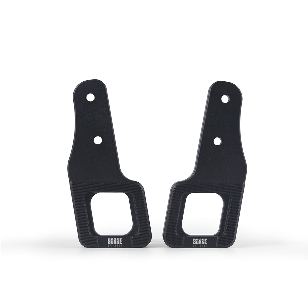 Borne Off-Road BNTH-F150-17BK Billet Tow Hooks  Black  Fits Ford F-150 Raptor 2017+