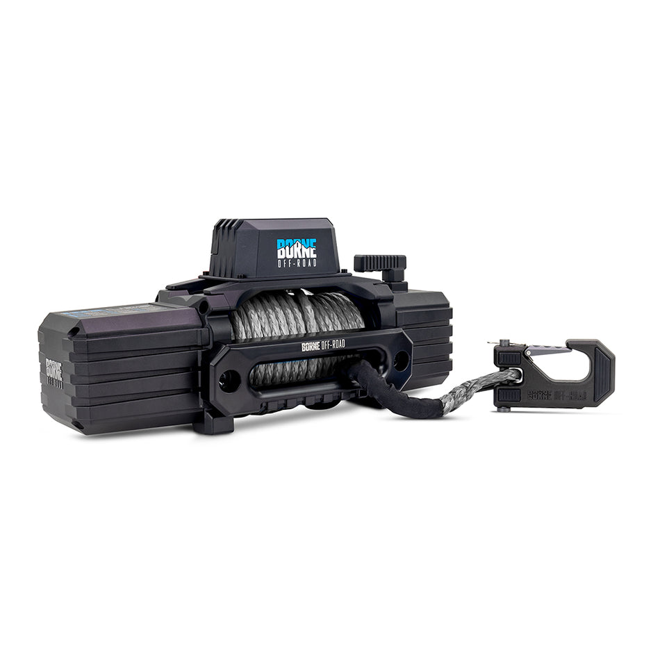 Borne Off-Road BNWN-10-SPK 10K Winch  Gray  Synthetic Rope