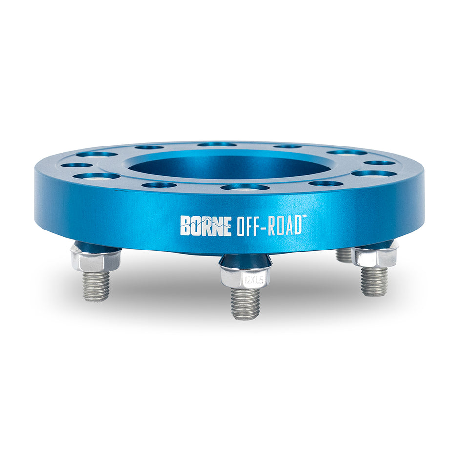 Borne Off-Road BNWS-001-250BL Wheel Spacers  Blue  6X139.7  93.1mm Center Bore  M12 X 1.5  1.00in