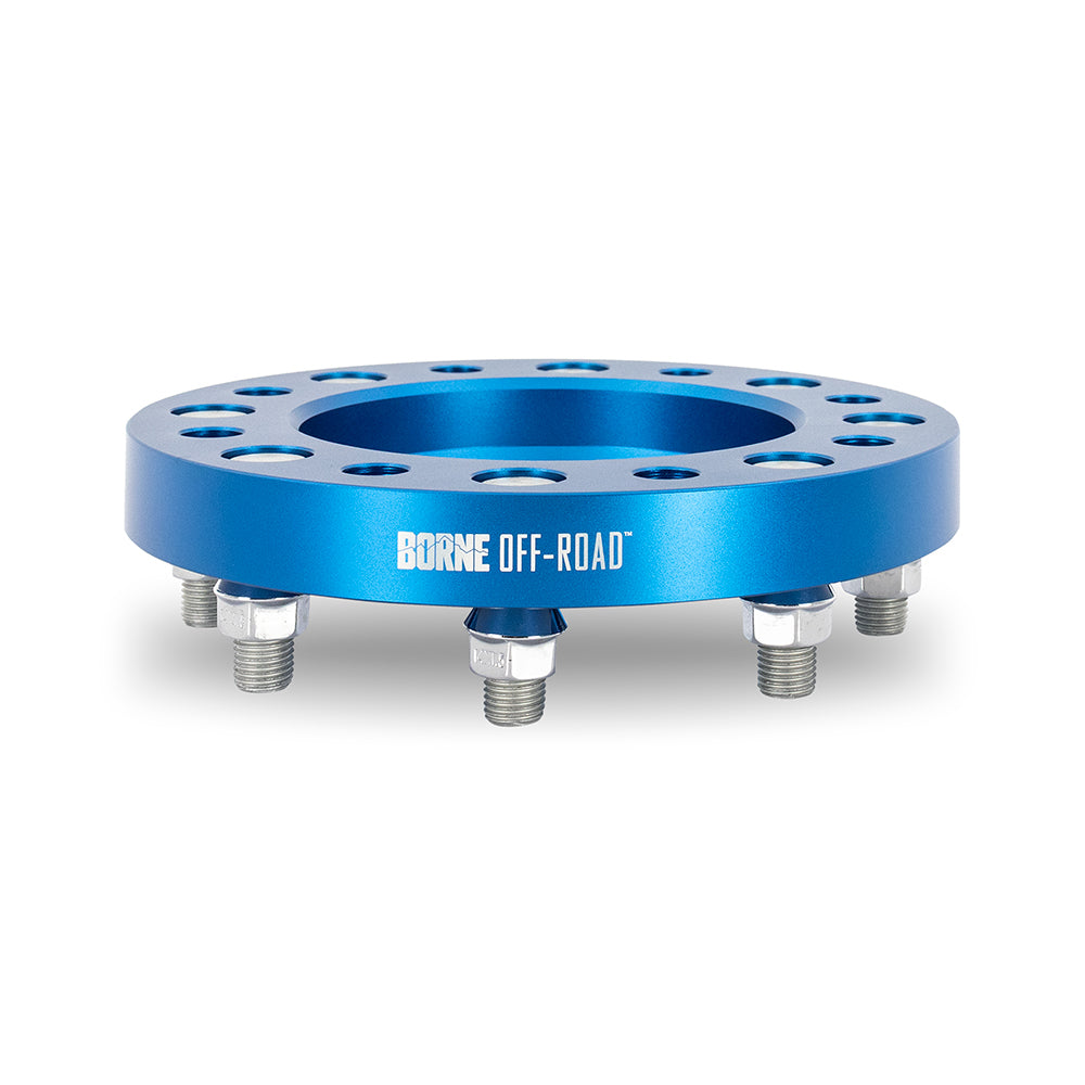Borne Off-Road BNWS-002-320BL Wheel Spacers  Blue  8X170  11.00in Center Bore  M14 X 1.5  1.25in