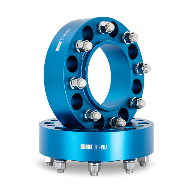 Borne Off-Road BNWS-009-500BL Wheel Spacers  Black  8x180  124.1 Center Bore  M14x1.5  2.00in