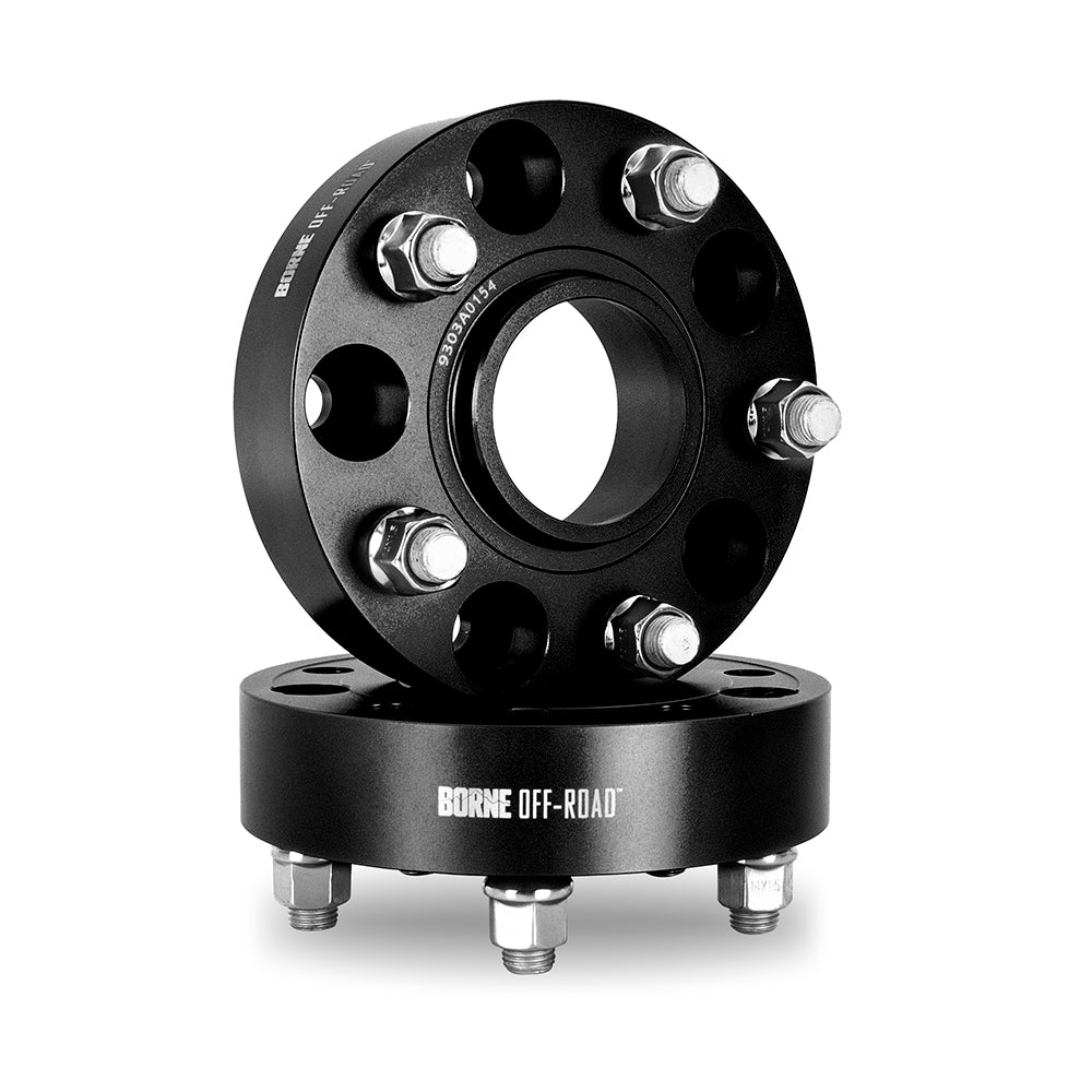 Borne Off-Road BNWS-003-300BK Wheel Spacers  Black  5X127  71.6mm Center Bore  M14 X 1.5  1.20in