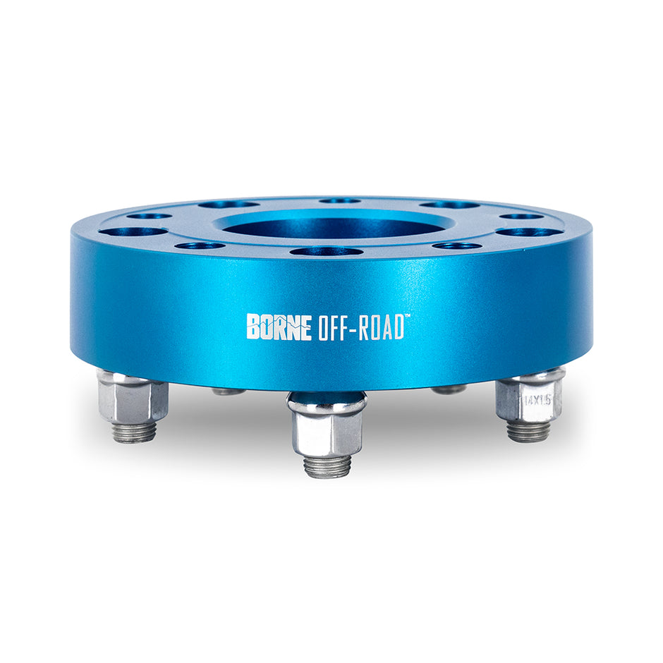Borne Off-Road BNWS-003-381BL Wheel Spacers  Blue  5X127  71.6mm Center Bore  M14 X 1.5  1.50in