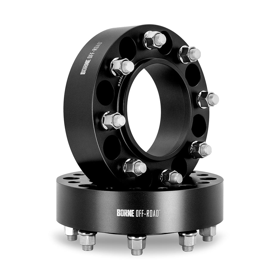 Borne Off-Road BNWS-005-500BK Wheel Spacers  Black  6X139.7  78.1mm Center Bore  M14 X 1.5  2.00in