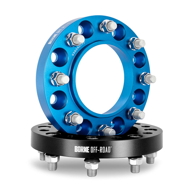Borne Off-Road BNWS-006-381BL Wheel Spacers  Blue  8X165.1  121.3mm Center Bore  M14 X 1.5  1.50in