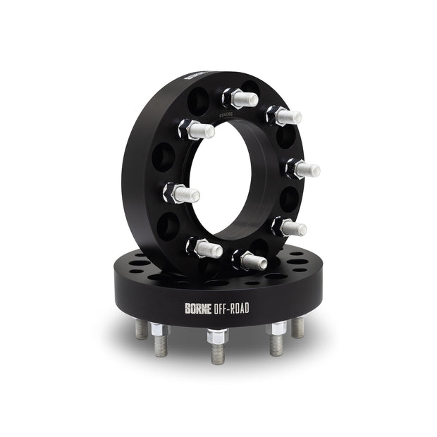 Borne Off-Road BNWS-011-381BK Wheel Adapters  Black  8x6.5 To 8x180  1.50in