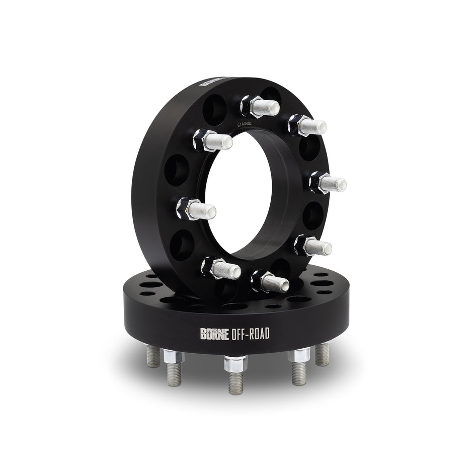Borne Off-Road BNWS-012-381BK Wheel Adapters  Black  8x180 To 8x6.5  1.50in