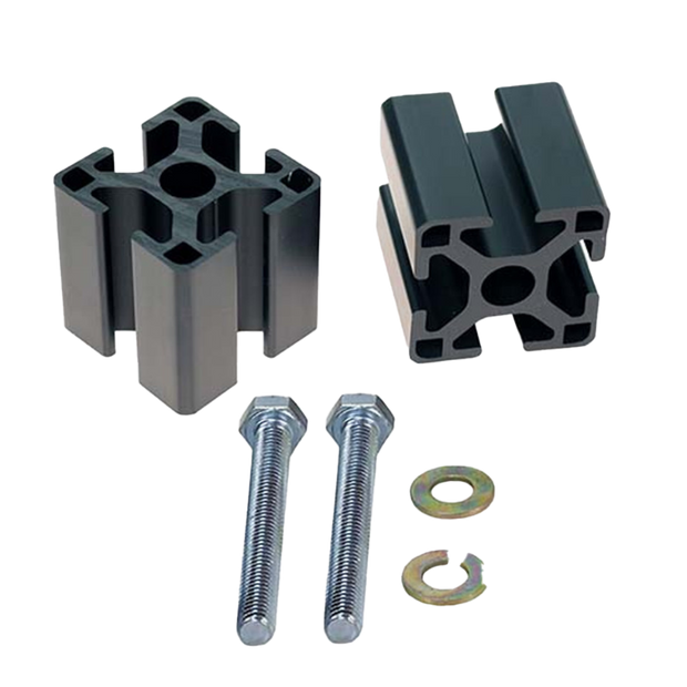S&B 1" Aluminum Bump Stop Relocation Bracket with a white background