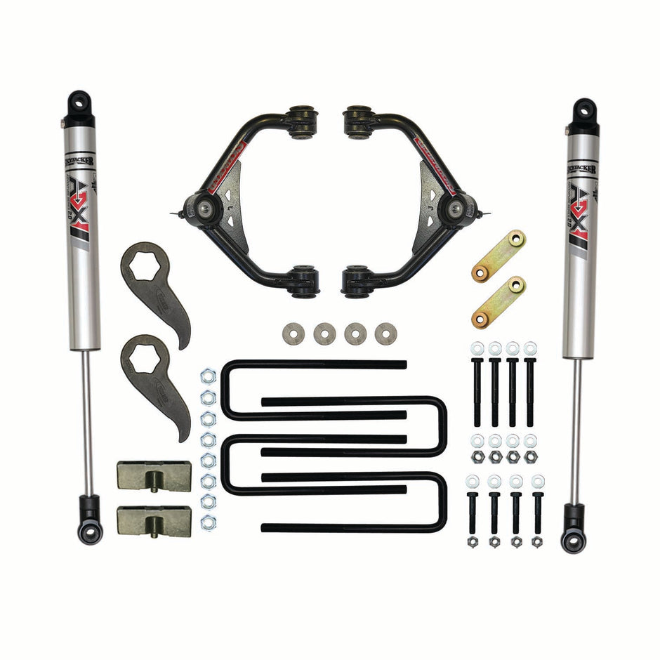 3-3.5 In. Suspension Lift Kit With ADX M2.0 Aluminum Monotube Shocks.