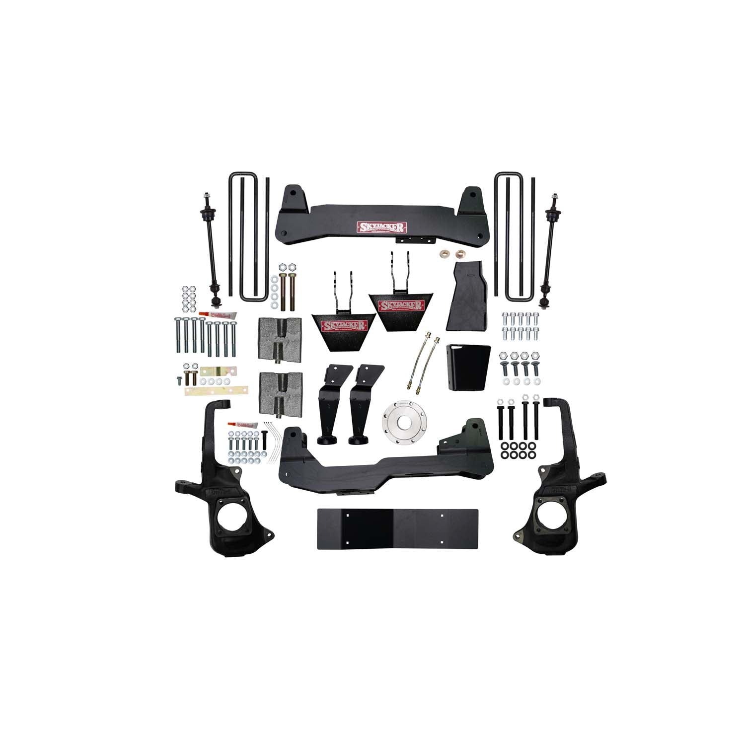 6 In. Suspension Lift Kit With Torsion Bar Drop Brackets.