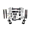 7 In. Lift Kit With Raised Torsion Bar Brackets And Black MAX Shocks.