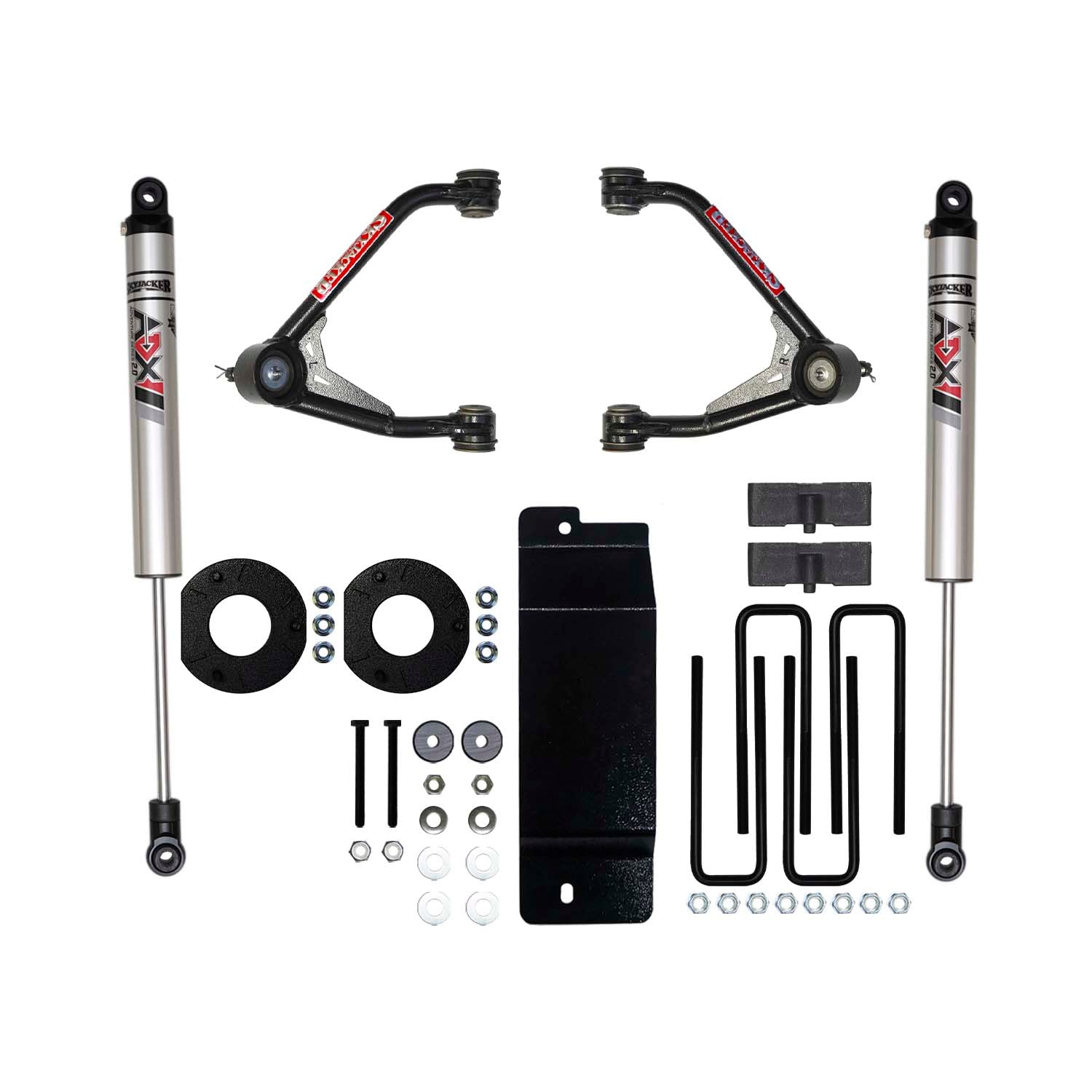 3.5 In. Suspension Lift Kit With ADX M2.0 Aluminum Monotube Shocks.