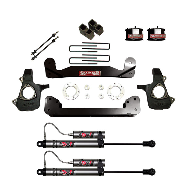 Skyjacker - 4 In. Suspension Lift Kit With ADX 2.0 Remote Reservoir Shocks. - C14460APK-X
