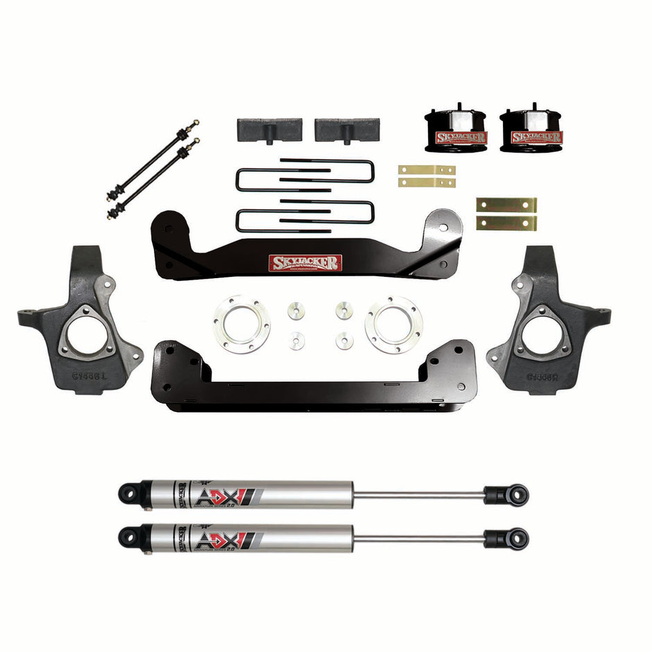 4 In. Suspension Lift Kit With ADX M2.0 Aluminum Monotube Shocks.
