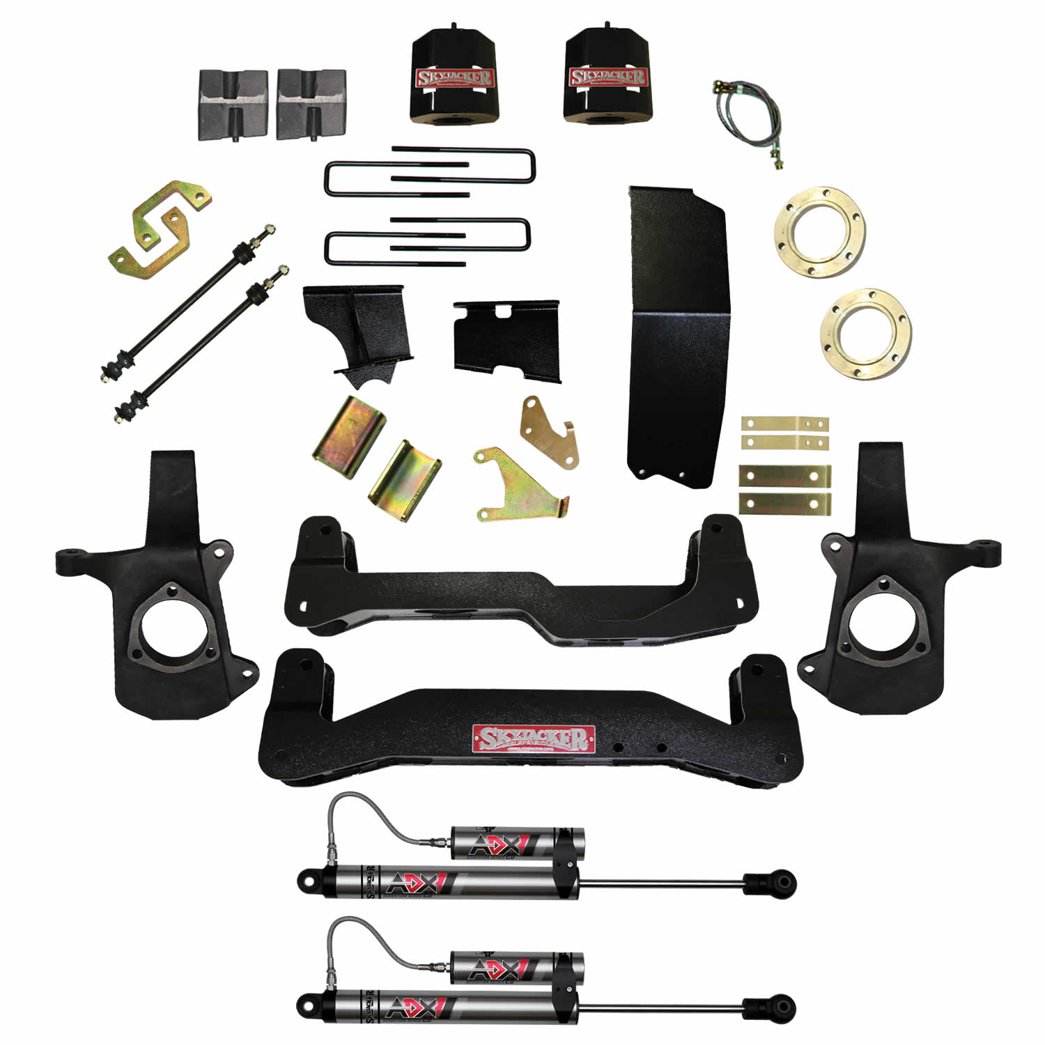 Skyjacker - 6-7 In. Suspension Lift Kit With ADX 2.0 Remote Reservoir Shocks. - C14660PK-X