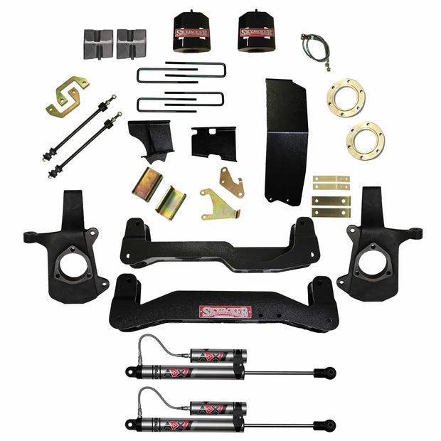 Skyjacker - 6-7 In. Suspension Lift Kit With ADX 2.0 Remote Reservoir Shocks. - C14660PK-X
