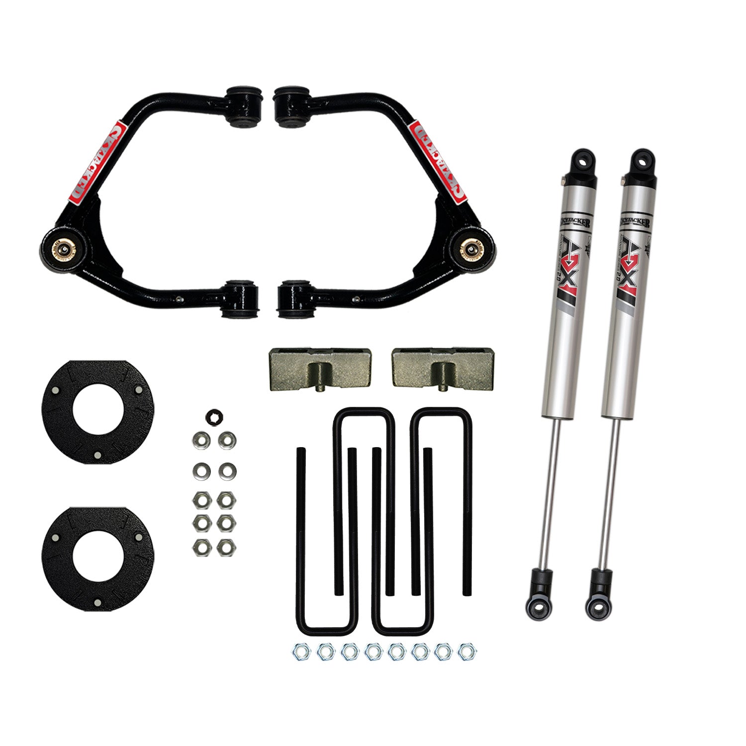 3.5 In. Suspension Lift Kit With ADX M2.0 Aluminum Monotube Shocks.