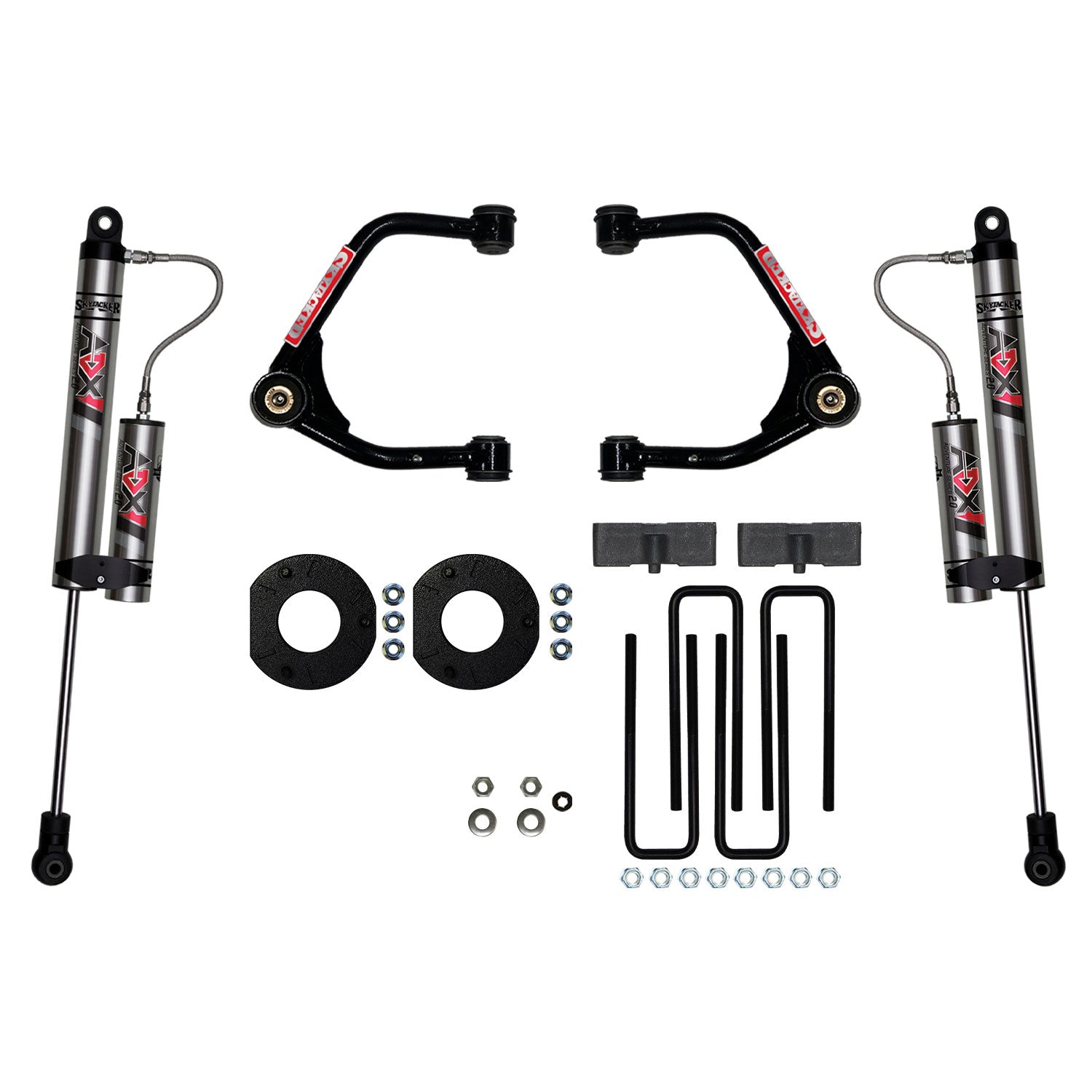 Skyjacker - 3.5 In. Suspension Lift Kit With ADX 2.0 Remote Reservoir Shocks. - C19350MKX