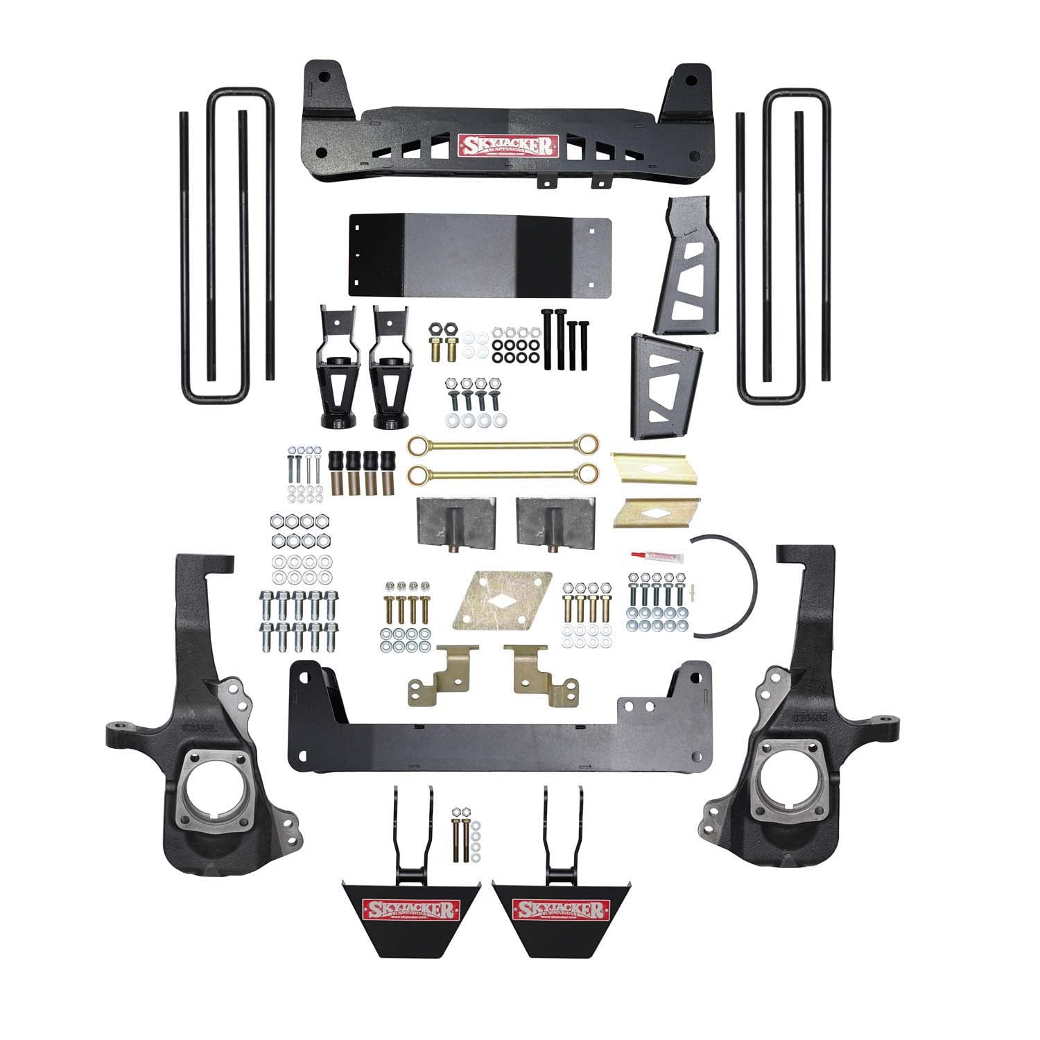 6 In. Suspension Lift Kit With Torsion Bar Drop Brackets.