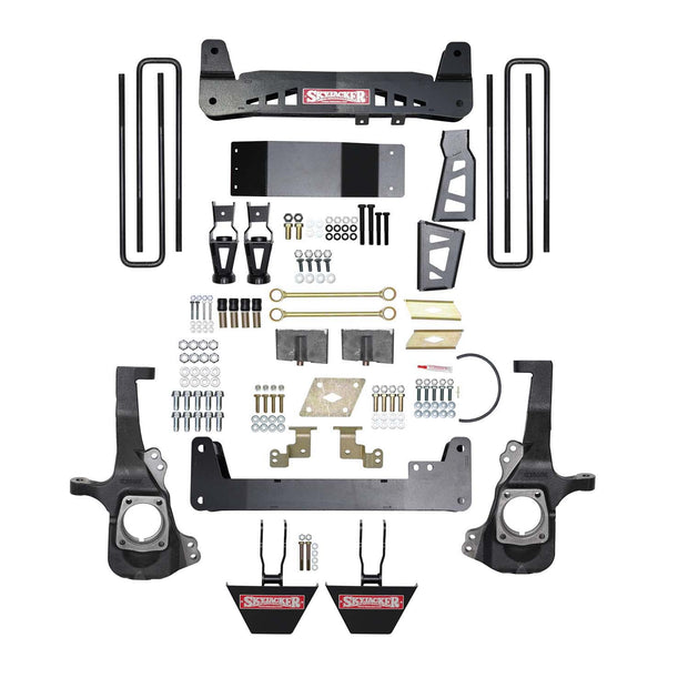 6 In. Suspension Lift Kit With Torsion Bar Drop Brackets.