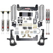 6 In. Suspension Lift Kit With Raised Torsion Bar Brackets And Monotube Shocks.