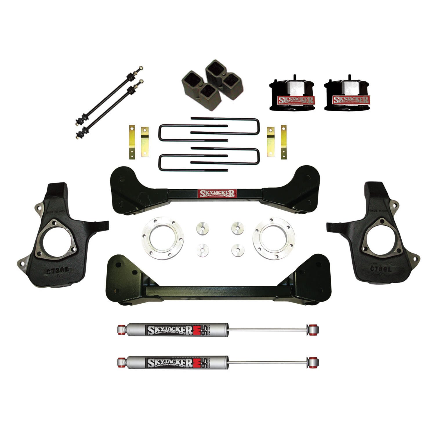 Skyjacker - 4IN. KT 07-13 GM1500 SPCR 4MON - C7360PK-M