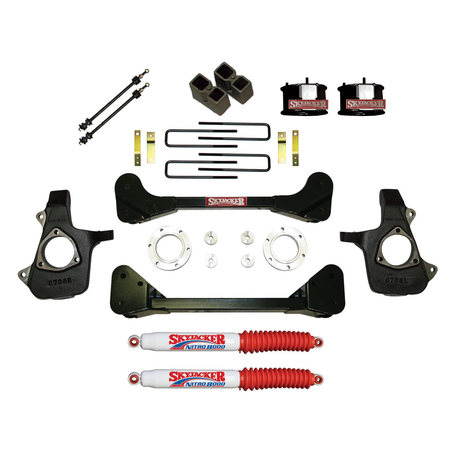Skyjacker - 4IN. KT 07-13 GM1500 SPCR 4NIT - C7360PK-N