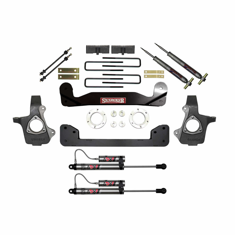 Skyjacker - 4 In. Suspension Lift Kit With ADX 2.0 Remote Reservoir Shocks. - C7361PK-X