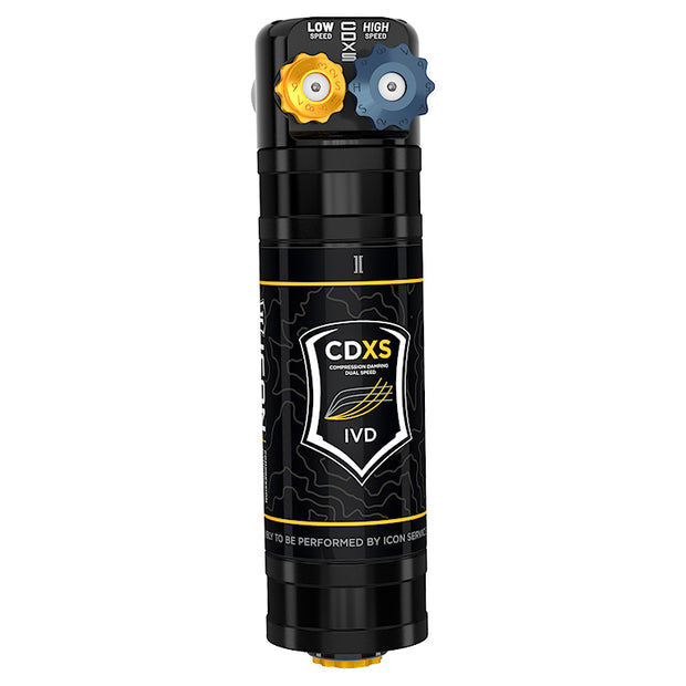 ICON 2011-2026 GM 2500/3500 HD 0-2" Lift Rear V.S. 3.0 Series Shock Absorbers Remote Reservoir W/ CDXS Pair