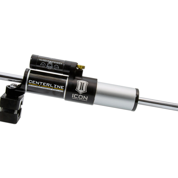 ICON 1997-2023 Nissan Patrol Y61 Centerline Steering Stabilizer Piggyback Reservoir Adjustable