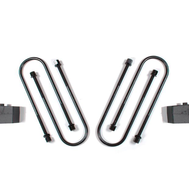 Zone Rear 2" Block Kit - 4in U-bolts