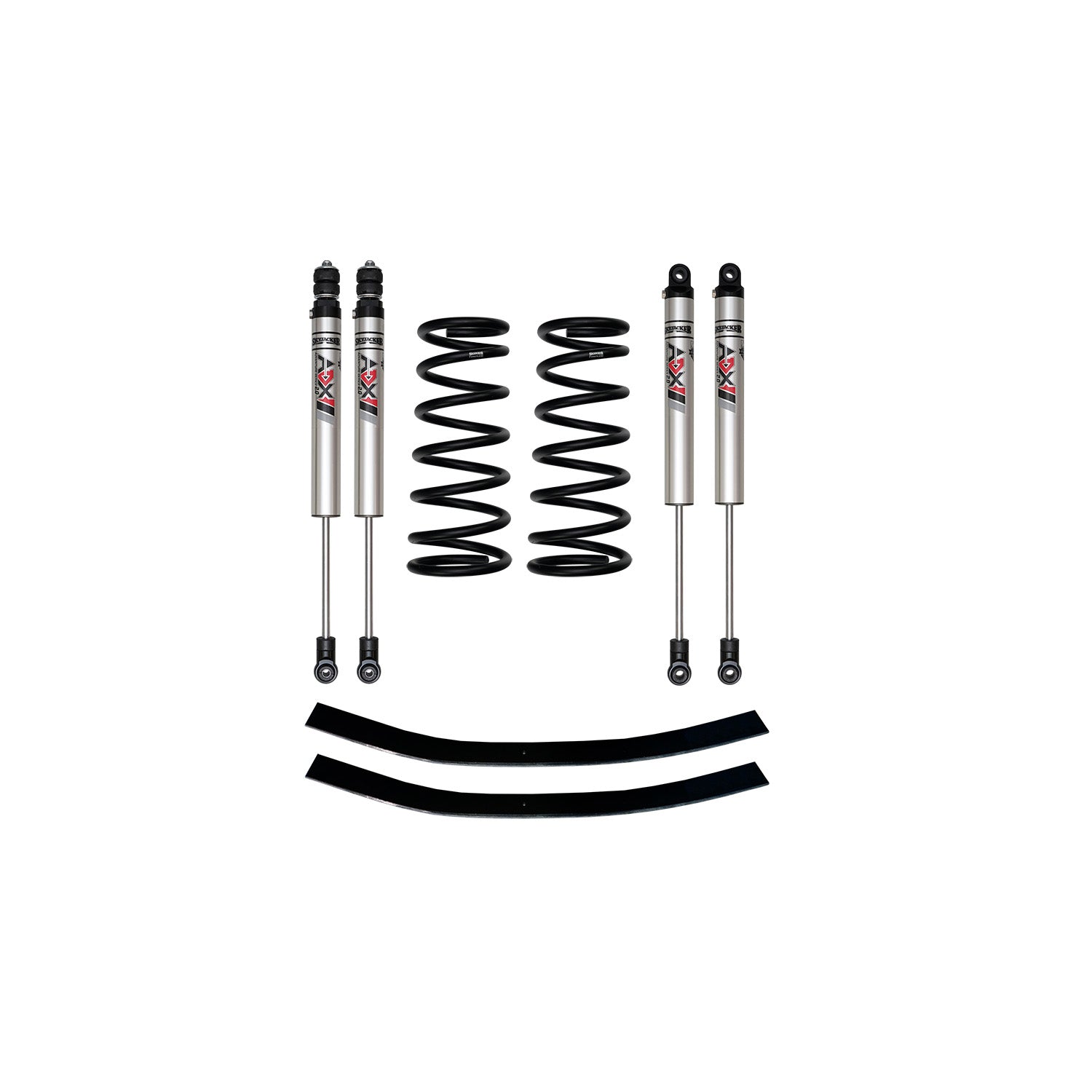 2 In. Suspension Lift Kit With ADX M2.0 Aluminum Monotube Shocks.