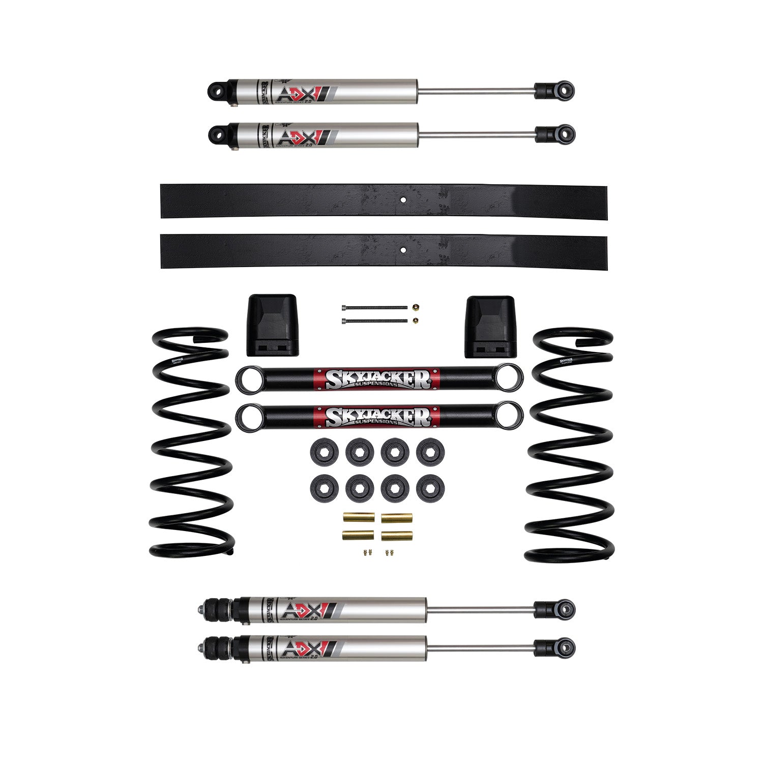 3 In. Suspension Lift Kit With ADX M2.0 Aluminum Monotube Shocks.