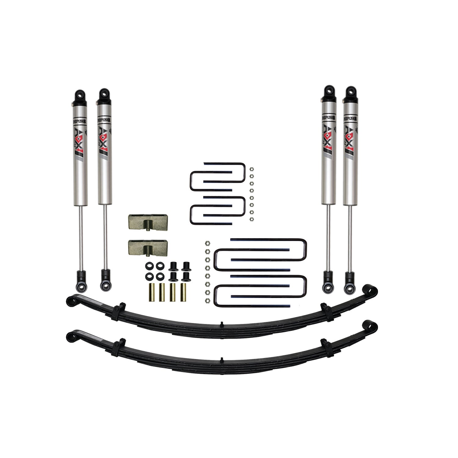 4 In. Suspension Lift Kit With ADX M2.0 Aluminum Monotube Shocks.