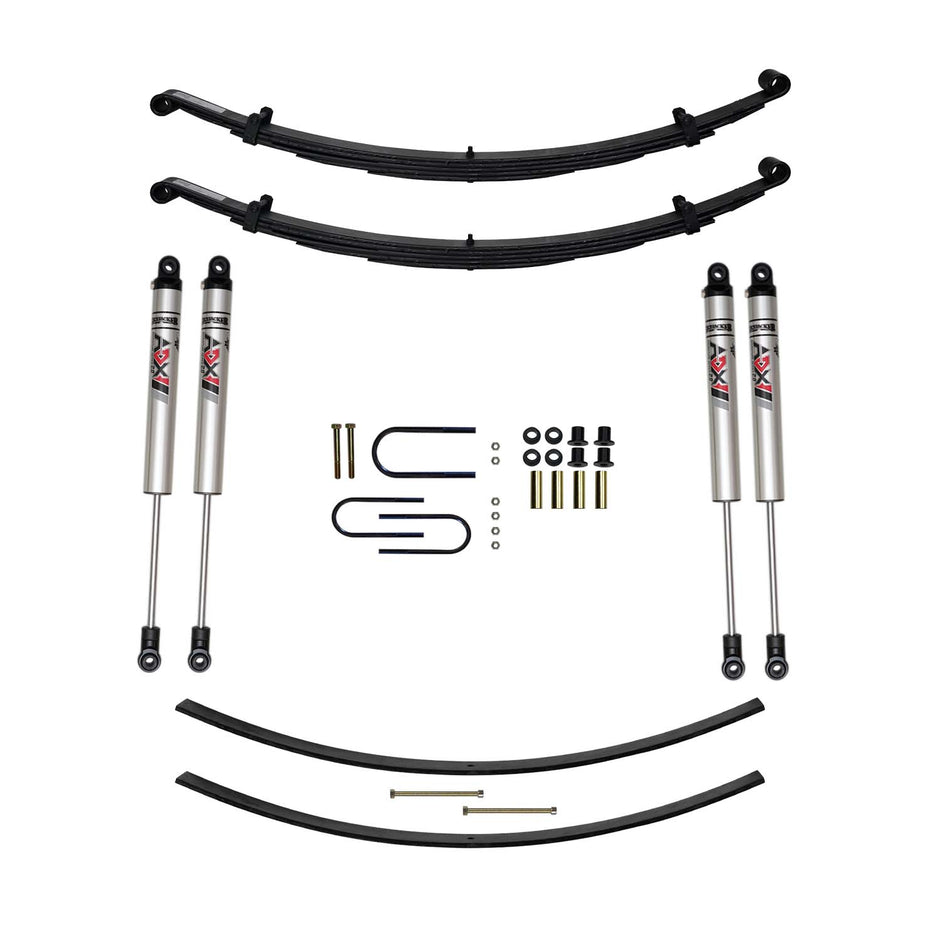 4 In. Suspension Lift Kit With ADX M2.0 Aluminum Monotube Shocks.