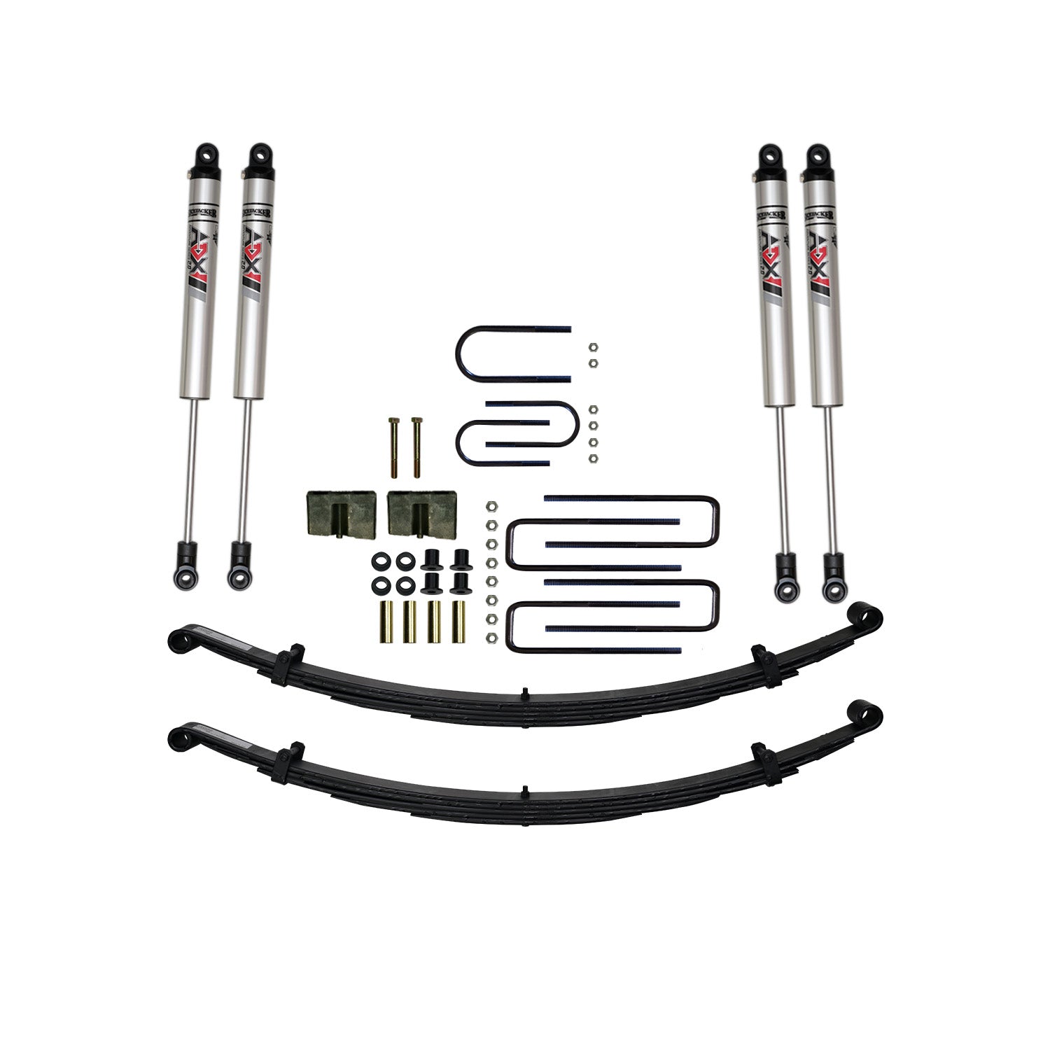 4 In. Suspension Lift Kit With ADX M2.0 Aluminum Monotube Shocks.
