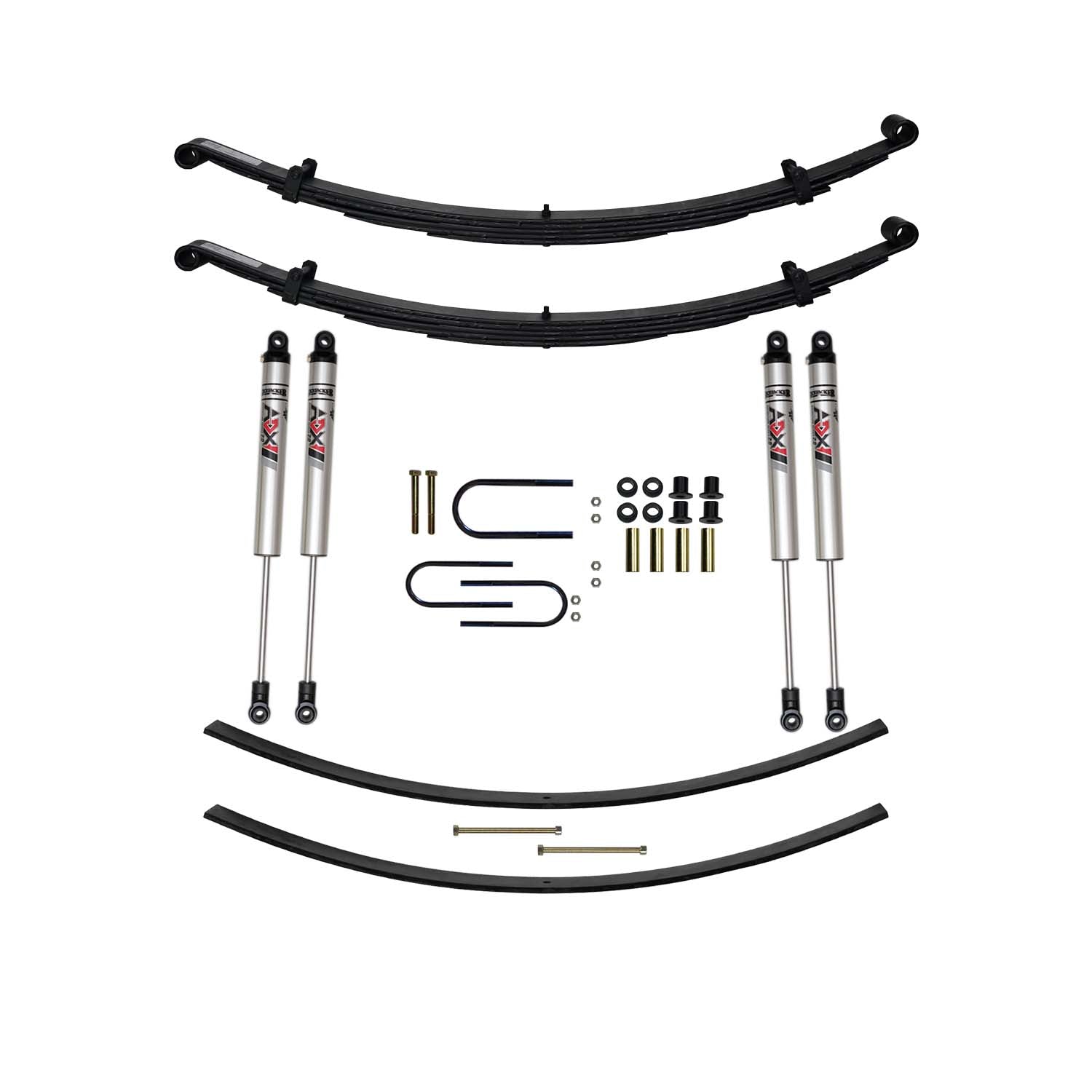 4 In. Suspension Lift Kit With ADX M2.0 Aluminum Monotube Shocks.