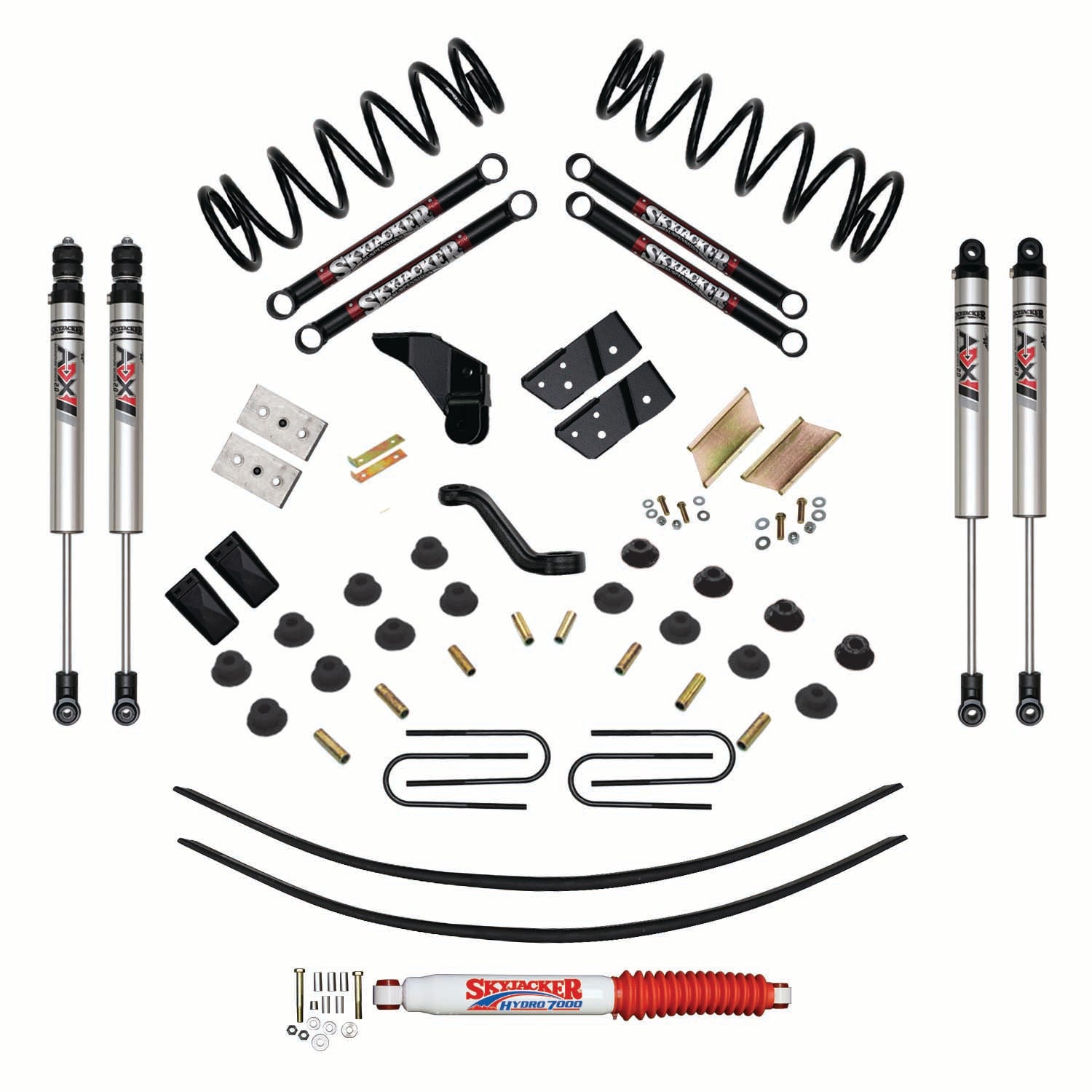 6 In. Suspension Lift Kit With ADX M2.0 Aluminum Monotube Shocks.