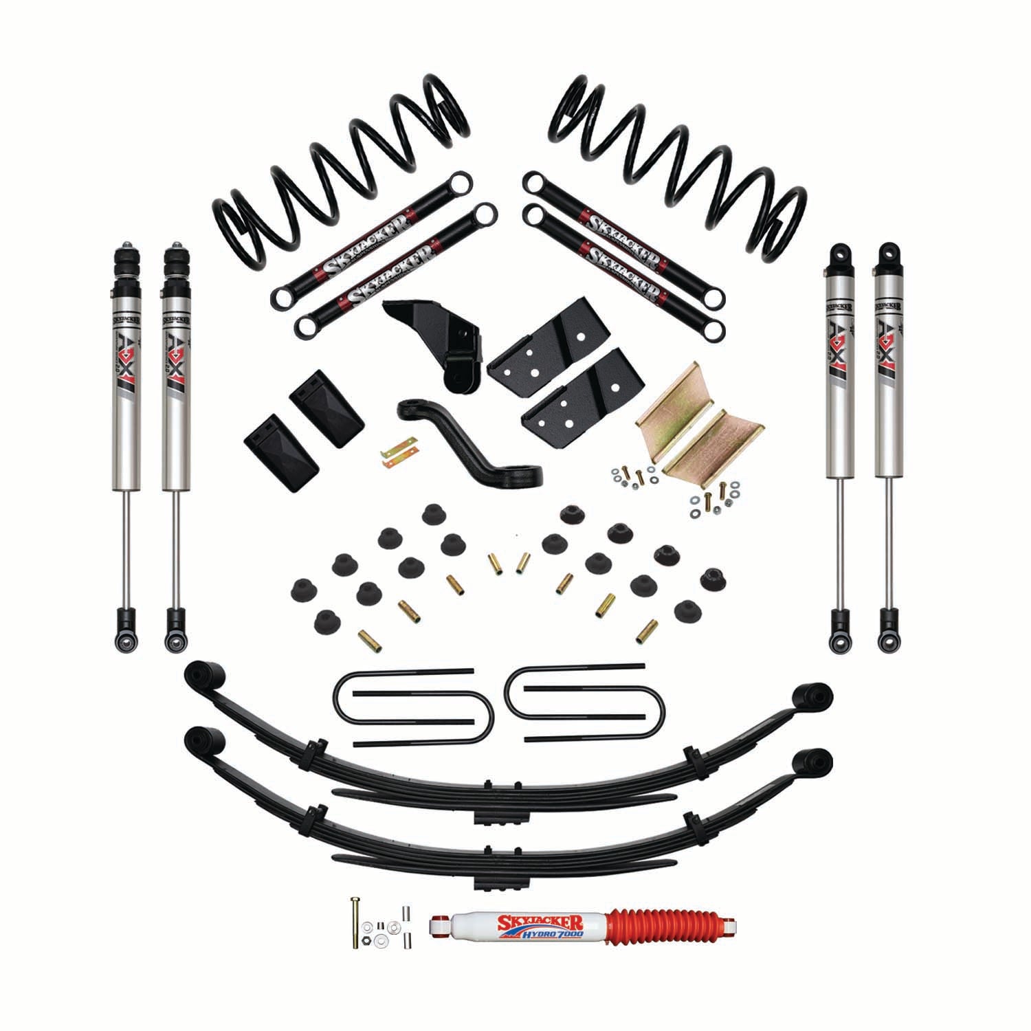 6 In. Suspension Lift Kit With ADX M2.0 Aluminum Monotube Shocks.