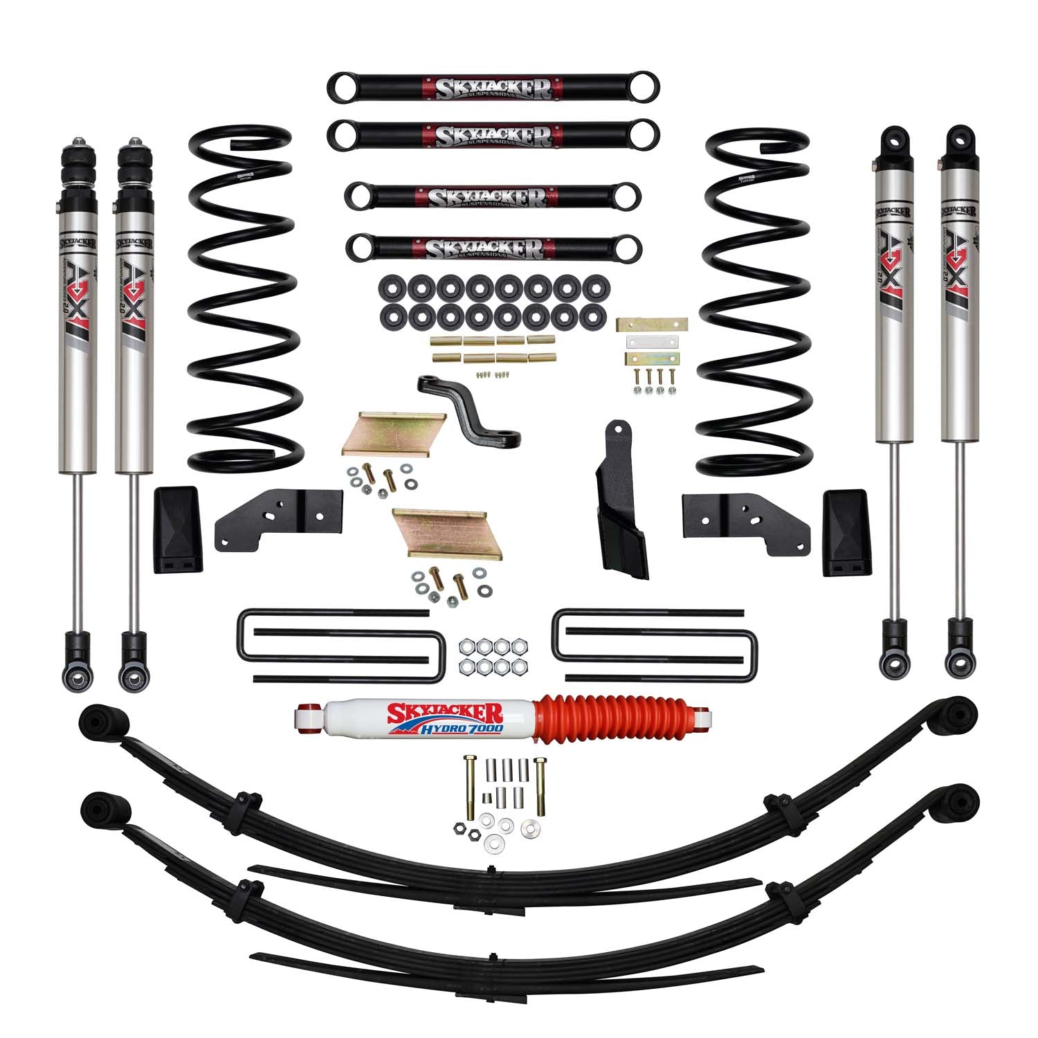 5 In. Suspension Lift Kit With ADX M2.0 Aluminum Monotube Shocks.